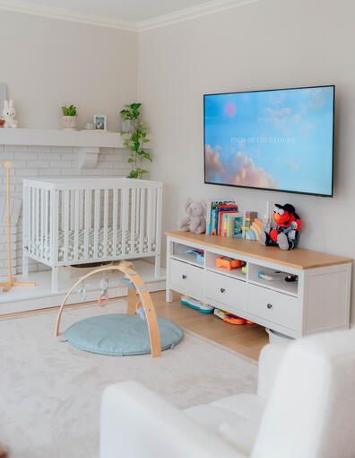 organized and clean space for play